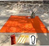 GooD ELEMENT, Compact picnic blanket 200x200, Beach mat sand free waterproof, Sunbathing mat, UV protected sun shade, Beach sheet, Beach blanket sandproof extra large, Beach mats, Beach accessories