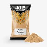 A Kilo of Spices | Amla Powder 1 Kg | The Natural Way to Detox and Cleanse Your Body | Discover the Power of Amla Powder for Improved Digestion and Overall Wellness | Pure & Natural Gooseberry Powder