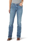 Wrangler Womens Q-Baby Mid Rise Boot Cut Ultimate Riding Jean, Amy, 3-32, Amy, 3-32