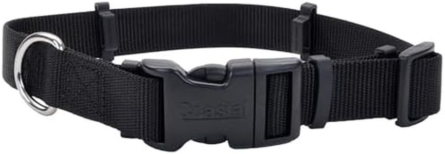 Coastal Pet SecureAway Collar Protector for Flea Collars - Adjustable pet Accessory - Protective Flea Collar for Dogs & Puppy - Black, 5/8" x 10-14"