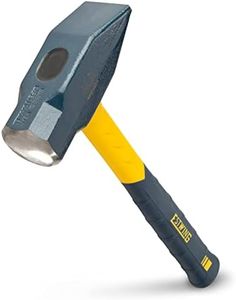 ESTWING Sure Strike Blacksmith's Hammer - 64 oz Metalworking Tool with Fiberglass Handle & No-Slip Cushion Grip - MRF64BS