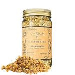 Vannh Chamomile Pure Flower Tisane (40 gm) | Herbal Tea for Better Sleep | Brewed Hot & Cold | Caffeine-free Tea, Grown in wild, Shade-dried | High on Fragrance | No Bitterness