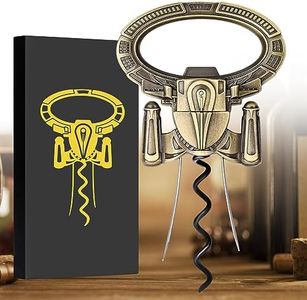 LKKCHER Ah So Cavatappi per Bottiglie di Vino Antico, Apribottiglie per Birra, Estrattore di Sughero a Due Rebbi, Cavatappi a Lame, Regalo Natale Regalo Compleanno Uomo Lui, Marito Fidanzato, Bronzo