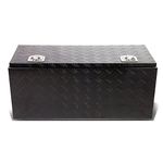 DNA MOTORING TBOX-T2-36-ALU-BK 36"x18"x16" Aluminum Truck Tool Box with Lock & Keys (Black)