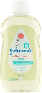 JOHNSON'S Baby, Huile pour enfants et nouveau-nés Cottontouch, avec du vrai coton, absorption rapide, 300 ml