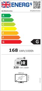 LG 85" 4K Smart TV – Ultra HD LED, Voice Control