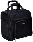 Amazon Basics Underseat Carry-On Rolling Travel Luggage Bag, Black