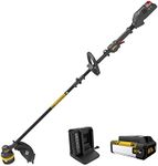 Cat DG610 60V 15” Brushless String Trimmer Cordless with Dual Line Bump Feed Head, Edger with Quick Line Load, Weed Trimmer with ECO Mode for Extended Runtime – Battery & Charger Included