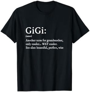 Gigi Definition Women Gigi Gift Grandma Birthday Grandmother T-Shirt