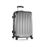 HEYS REVOLVER Silver Color Polycarbonate Material Hard 26" Medium Size Trolley