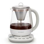 BUYDEEM K1563 Tea Kettle Electric Tea Maker with Removable Brewer, Preset Brewing Programs Coffee Maker with Temperature Control, Automatic Shut off, 1.5 L