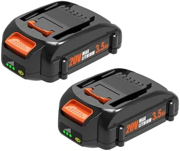 Powilling 2Pack Replacement Battery for Worx 20 Volt Battery Lithium 3.0Ah WA3520 WA3525 WG151s, WG155s, WG251s, WG255s, WG540s, WG545s, WG890, WG891