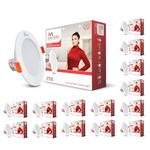 Murphy Aluminium 9W Led Warm White Cbl Round Panel Conceal Box Down Light, Pack Of 15