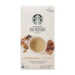 Starbucks VIA Instant Coffee Flavored Packets — Caramel Latte — 1 Box (5 Packets)