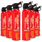 Ougist 6 Pcs Fire Extinguisher - 4 in-1 Fire Extinguishers for The House, Portable Car Fire Extinguisher, ABCK Category Water-Based Fire Extinguishers with UL Certification(620ml)