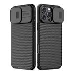 Nillkin for iPhone 16 Pro Max Case with Camera Protection Cover, CamShield Pro Case for iPhone 16 Pro Max Slim Stylish Protective Case Compatible for iPhone 16 Pro Max 5G 6.9’’ - Black