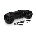 BOSS Audio Systems ATV6.5B ATV UTV Weatherproof Sound System - 6.5 Inch Speakers, 1.5 Inch Tweeters, Built-in Amplifier, Bluetooth, Easy Installation for 12V Vehicles