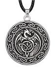 HAQUIL Dragon Necklace, Celtic Drag
