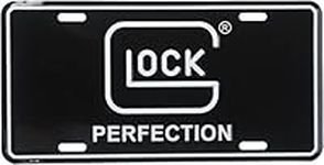 Glock Perfection License Plate, Bla