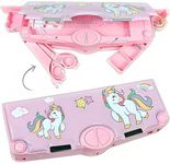 Umadiya® Branded Unicorn Theme Magnetic Pencil Box for Kids, Space Pencil Box for Boys & Girls, Stationery Box, Buttons Operated Pencil Box for Kids (with Accessories)