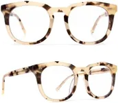 DIFF Eyewear Blue Light Weston Cream Tortoise One Size