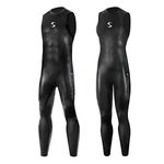 Synergy Volution Sleeveless Long John Smoothskin Neoprene for Open Water Swimming Ironman & USAT Approved (Men's M1, Men)