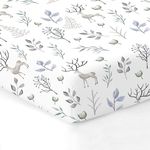 100% Organic Cotton Fitted Sheets for Standard Crib and Toddler Mattresses/Pads 28” x 52” and up to 6” Thick. Boys and Girls. Fits, Dream On Me, Lullaby, Safety 1st, Newton, and Other Brands.