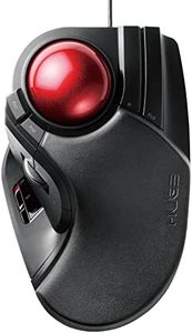 Elecom M-HT1URXBK USB Wired Trackball Mouse 8 Buttons Tilt Function Black