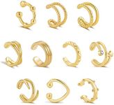 Sloong 10pcs Sparkling Ear Cuff pac