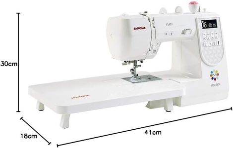 Janome M50 QDC Computerised Sewing Machine – Extra Wide Table & Bonus Pack