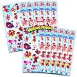 Marvel Spidey & Friends Party Favors for Boys & Girls Bundle ~ 12 Pack Spidey & FriendsSticker Sheets for Kids Birthday Party Goodie Bags | Spidey & Friends Party Supplies