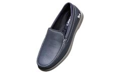 Neeman's The Luxe Loafer for Men | Comfortable, Lightweight PU Faux Leather Upper & Flexible Sole | Semi Formals | M.Grey/Lt.Grey UK10