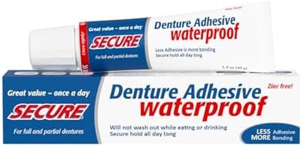 Secure Denture Adhesive Cream - Pack of 2