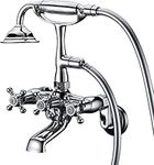 sumerain Clawfoot Tub Faucet Brushed Nickel, Bathtub Faucet with Shower