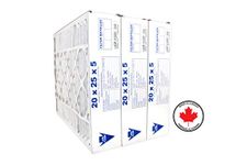 United Filter Compatible GeneralAire #4501 20x25x5 MERV 11 Furnace Air Filter (Case of 3) with Foam Gaskets - HVAC Filters Captures Pollen, Mould, Bacteria & Smoke - Made in Canada