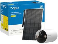 Tapo C410 KIT Solar Surveillance Camera Outdoor Battery, 2K 3MP, Colour Night Vision, MicroSD Memory, 6400 mAh Non-Removable Battery, Two-Way Audio, Person Detection, Alexa & Google Assistant, 2.4 GHz