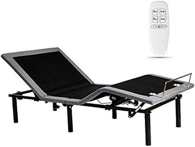 Livearty Twin XL Size Adjustable Bed Frame Base, Zero Gravity Wireless Remote | Head Foot Incline and No Tools Required Assembly Electric Bed Frame