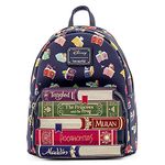 Loungefly Mini Backpack Princess Books All Over Print New Official Disney Blue