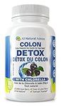 All Natural Advice Super Complete Detox and Colon Cleanse Pure Flush 180 Capsules First Step in Weight Loss by Promoting Bowel Movements that is Easy on your Body