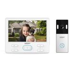 IMPACT BY HONEYWELL Analog Video Door Phone/Bell with Memory I 7" TFT LCD Screen & Physical Button I 2mp/1080p IR Night Vision Color LED's I 2-Way Audio Talk I BuiltIn Mic & Loudspeaker(I-HVDP-SM01)