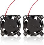 2 Pieces BXR 25mm X 25 X 10 Brushless Cooling Fan Small Micro Flow CFM 12v C11