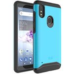 TUDIA Dual Layer Fit Designed for ZTE Blade A3 Prime Case, [Merge] Heavy Duty Protection Slim Hard Shell Phone Case for ZTE Blade A3 Prime (Blue)