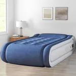 YITAHOME 17 in Twin XL Air Mattress with Integrated Pillow, Inflatable Bed with High-Speed Pump, Carry Bag and Repair Tools for Home, Travel, and Camping