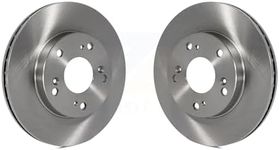 Front Disc Brake Rotors Pair Replac