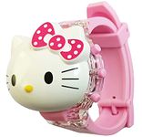 Brishti White Cat Character Multicolored Disco Light and Music Digital Girl's Toy (Best Return Gift for Boy's and Girl's)