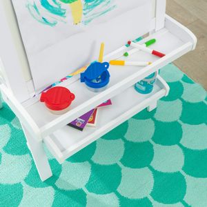 KidKraft Deluxe Wooden Artist Easel – Double-Sided Kids Art Station