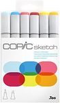 Copic Marker S 6 Piece Sketch Set, Perfect Primaries