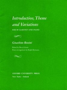 Introduction, Theme, and Variations: Reduction for clarinet and piano