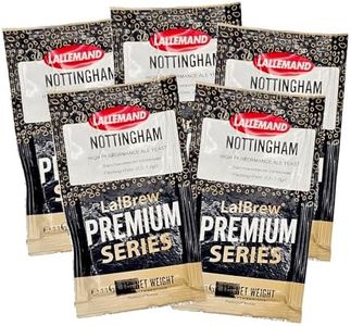 Danstar Lallemand Nottingham Ale Yeast - 5 Packets Multicolor 11g Nottinghamx5