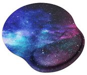 Meffort Inc Mouse Pad with Wrist Rest Support & Non-Slip Base, Durable Ergonomic Gaming Mousepad - Galaxy A